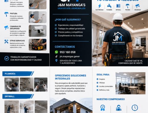 J&M Mayanga’s — Servicios generales