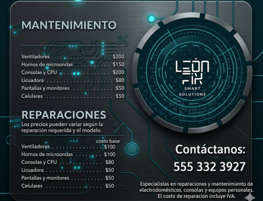 León Fix — Reparación de televisores y equipos de sonido