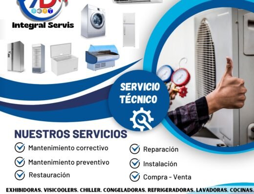 Técnico en refrigeración doméstica, comercial e industrial y lavadoras