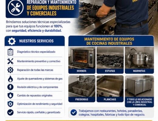 Mantenimiento equipos de cocina industrial