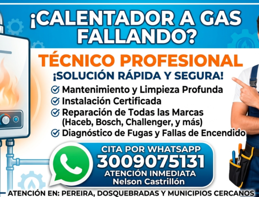 Técnico en calentadores